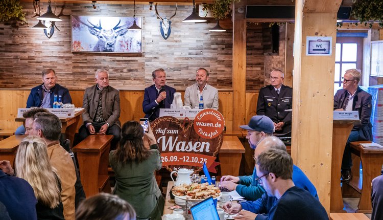 Eröffnungspressekonferenz zum Cannstatter Volksfest 2025