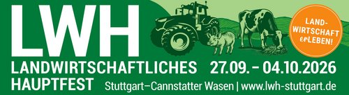 Logo des Landwirtschaftlichen Hauptfestes 2026 (LWH)